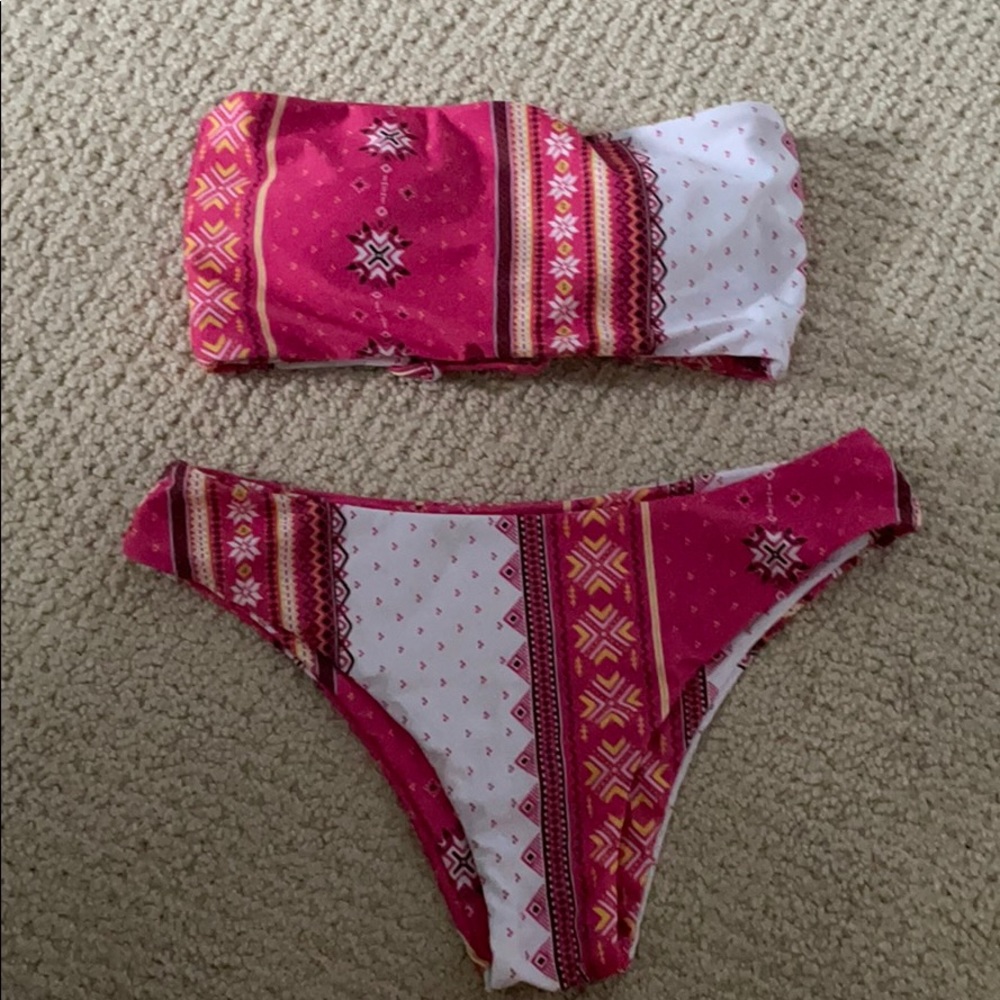 strapless bikini